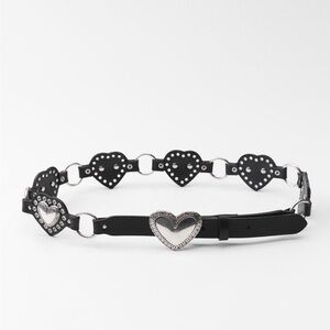 Zara Heart Belt 100% Leather